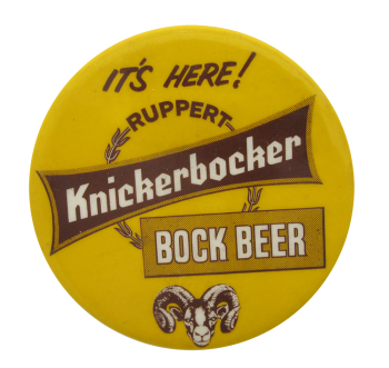 Knickerbocker Bock Beer Beer Button Museum