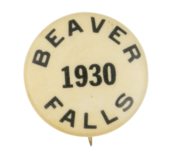 Beaver Falls 1930 Beavers Button Museum