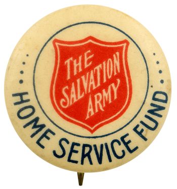 The Salvation Army Home Service Fund Cause Busy Beaver Button Museum