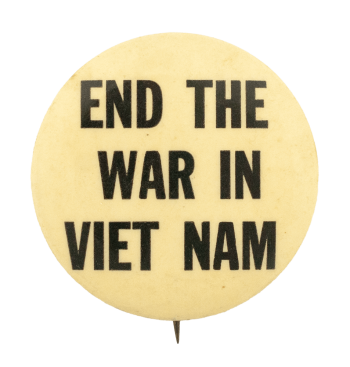 End the War in Viet Nam Cause Busy Beaver Button Museum