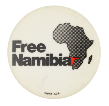 Free Namibia Cause Button Museum