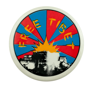 Free Tibet Cause Busy Beaver Button Museum