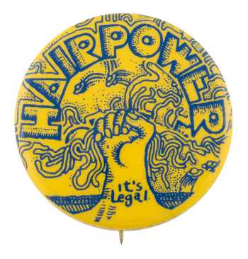 Hairpower Advertising Button Museum