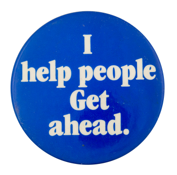 I Help People Cause Button Museum
