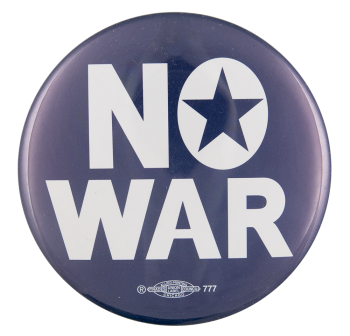 No War Cause Button Museum