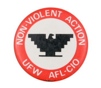 Non-Violent Action Cause Button Museum