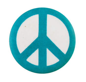 Peace Sign Cause Button Museum