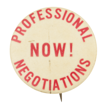 Professional Negotiations Now Cause Button Museum