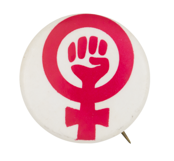 Women's Liberation Red Cause Button Museum