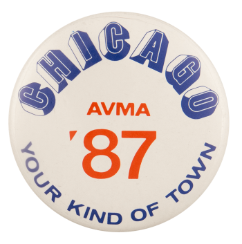 Chicago AVMA 87 Chicago Busy Beaver Button Museum