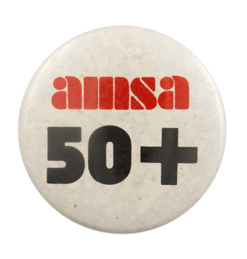 AMSA 50 Club Busy Beaver Button Museum