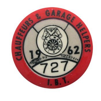 Chauffeurs and Garage Helpers 1962 Club Button Museum