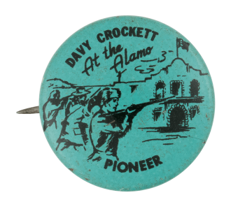 Davy Crocket at the Alamo Club Button Museum