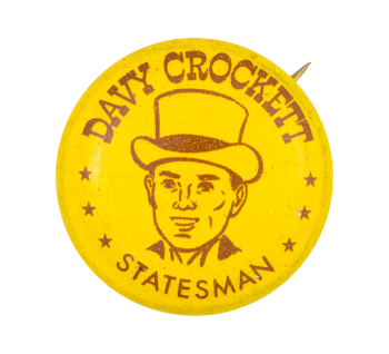 Davy Crockett Statesman Club Button Museum