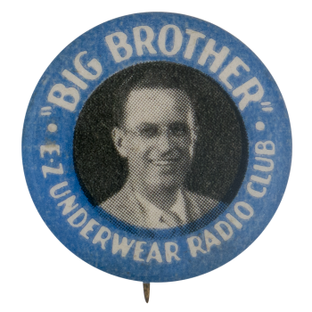 Big Brother Ez Underwear Radio Club Club Button Museum