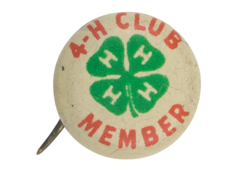 4-H Club Member Club Button Museum