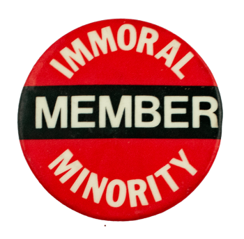 Immoral Minority Member Club Busy Beaver Button Museum