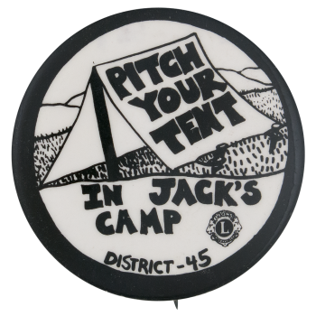Pitch Your Tent in Jack's Camp Club Button Museum