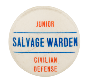 Junior Civilian Defense Club Button Museum