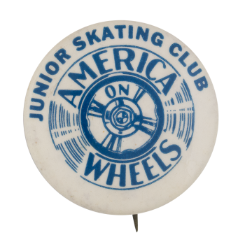 Junior Skating Club Club Button Museum