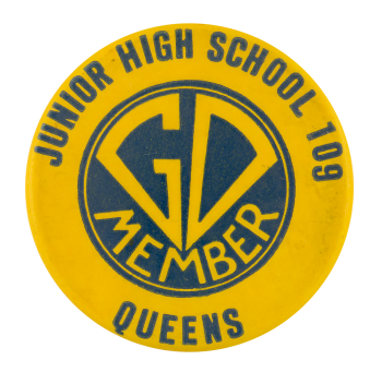 Junior High School 109 GO Member Club Button Museum
