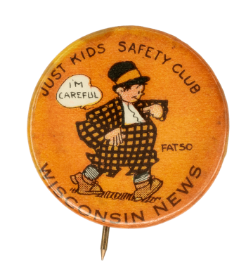 Just Kids Safety Club Club Busy Beaver Button Museum