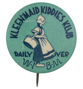 Kleenmaid Kiddies Klub Club Button Museum