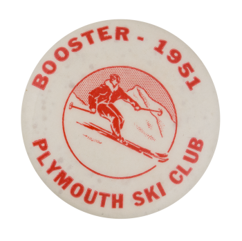 Plymouth Ski Club Club Button Museum