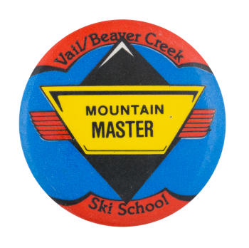 Vail Beaver Creek Ski School Club Button Museum