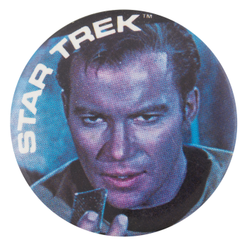 Captain Kirk Star Trek Entertainment Busy Beaver Button Museum