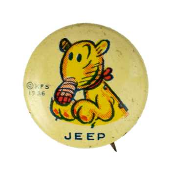 Eugene the Jeep Entertainment Busy Beaver Button Museum
