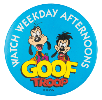 Goof Troop Entertainment Busy Beaver Button Museum
