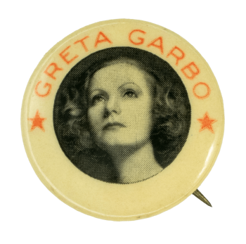 Greta Garbo Entertainment Busy Beaver Button Museum