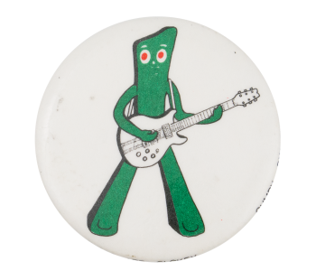 Gumby with Guitar Entertainment Busy Beaver Button Museum