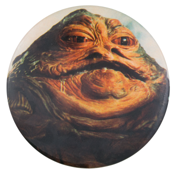 Jabba the Hut Star Wars Entertainment Busy Beaver Button Museum