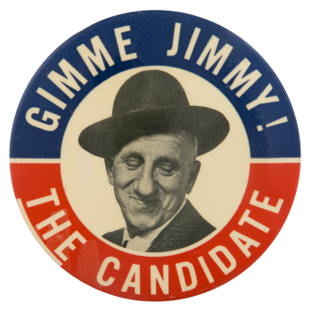 Jimmy Durante The Candidate Entertainment Busy Beaver Button Museum