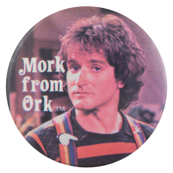 Mork From Ork Entertainment Busy Beaver Button Museum