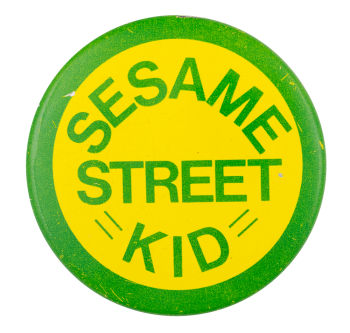 Sesame Street Kid Entertainment Busy Beaver Button Museum