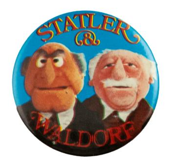 Statler & Waldorf Entertainment Busy Beaver Button Museum