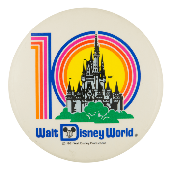 Walt Disney World 10 Entertainment Busy Beaver Button Museum