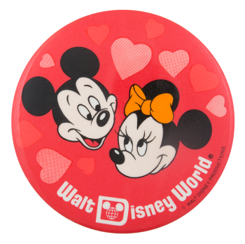 Walt Disney World Hearts Entertainment Busy Beaver Button Museum
