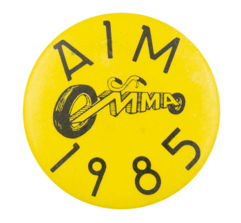 AIM 1985 Event Button Museum