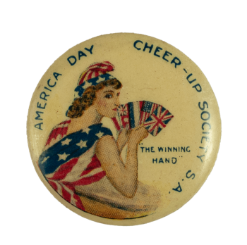 America Day Cheer-Up Society Event Busy Beaver Button Museum