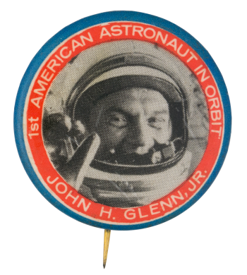 Astronaut John H. Glenn Jr. Events Button Museum
