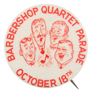 Barbershop Quartet Parade Entertainment Button Museum