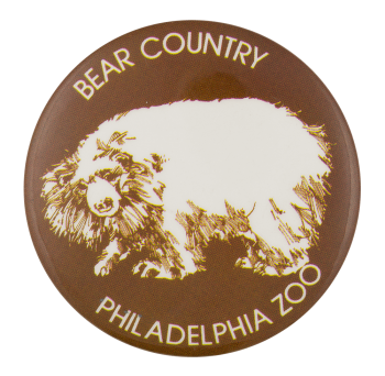 Bear Country Philadelphia Zoo Event Button Museum