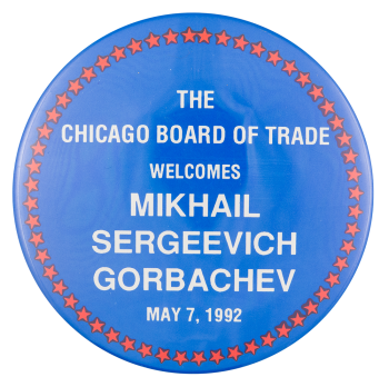 Chicago Board of Trade Welcomes Event Button Museum