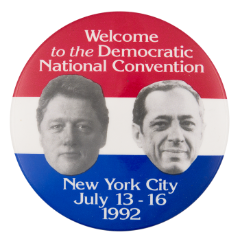 Democratic National Convention 1992 — EV0452 | Busy Beaver Button Museum