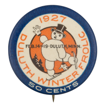 Duluth Winter Frolic Event Button Museum