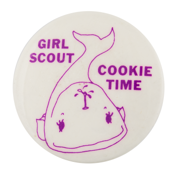 Girl Scout Cookie Time Events Button Museum